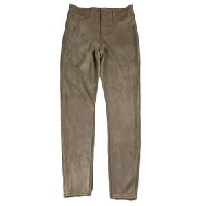 Banana Republic Soft High Rise Skinny Pants Women’s 27/4 Light Brown Suede